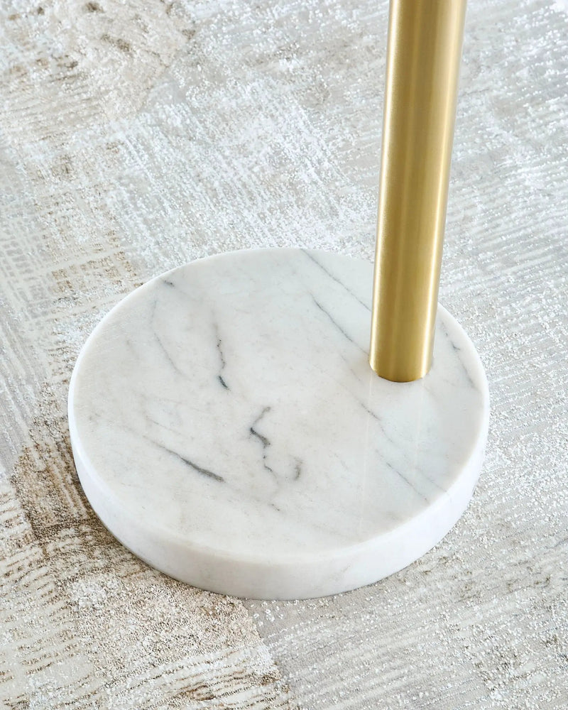 Valo - Metal Arc Lamp - Gold Finish by Unique Piece Furniture