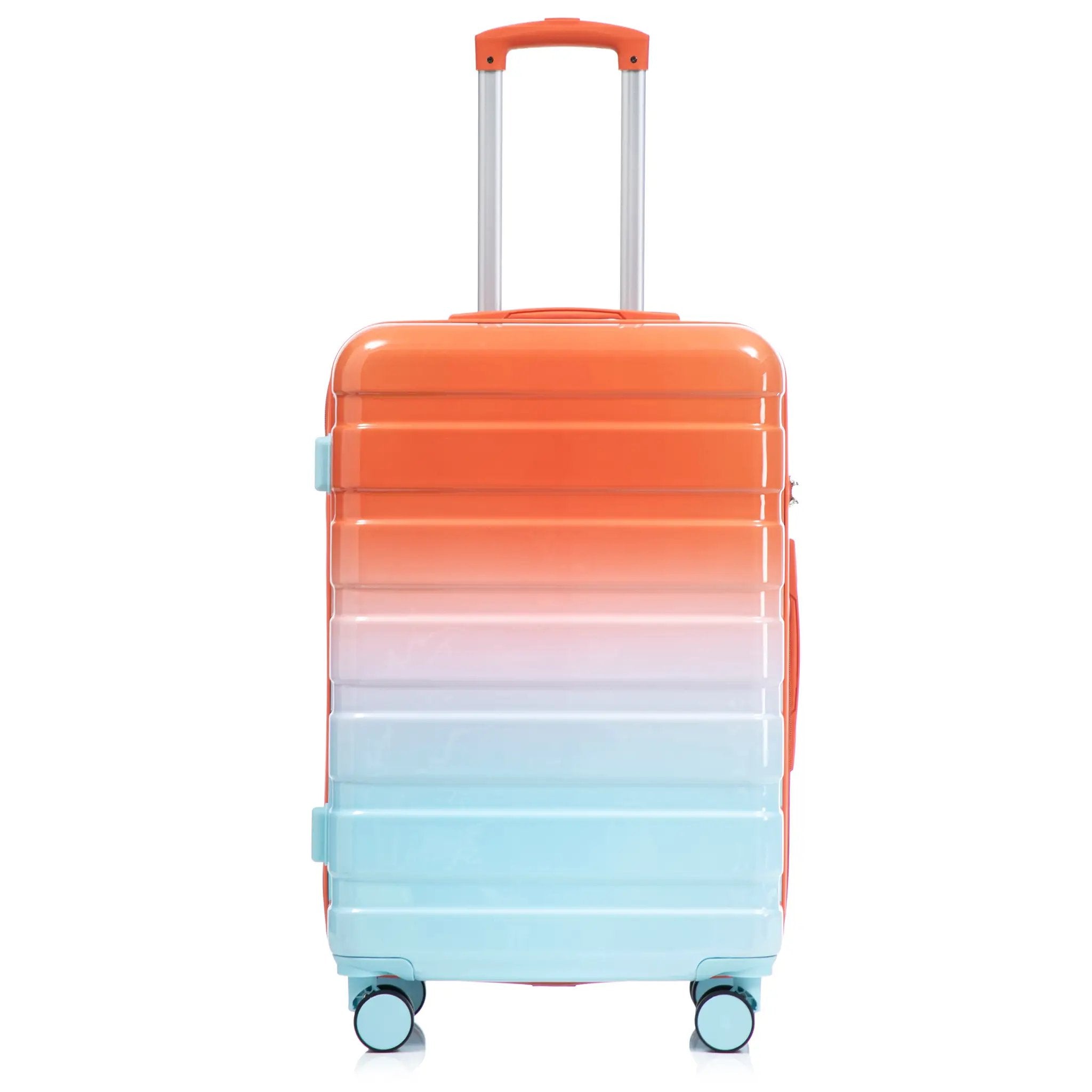 3-Piece Spinner Wheel Luggage Set with Gradient Color by HouseOfZazla