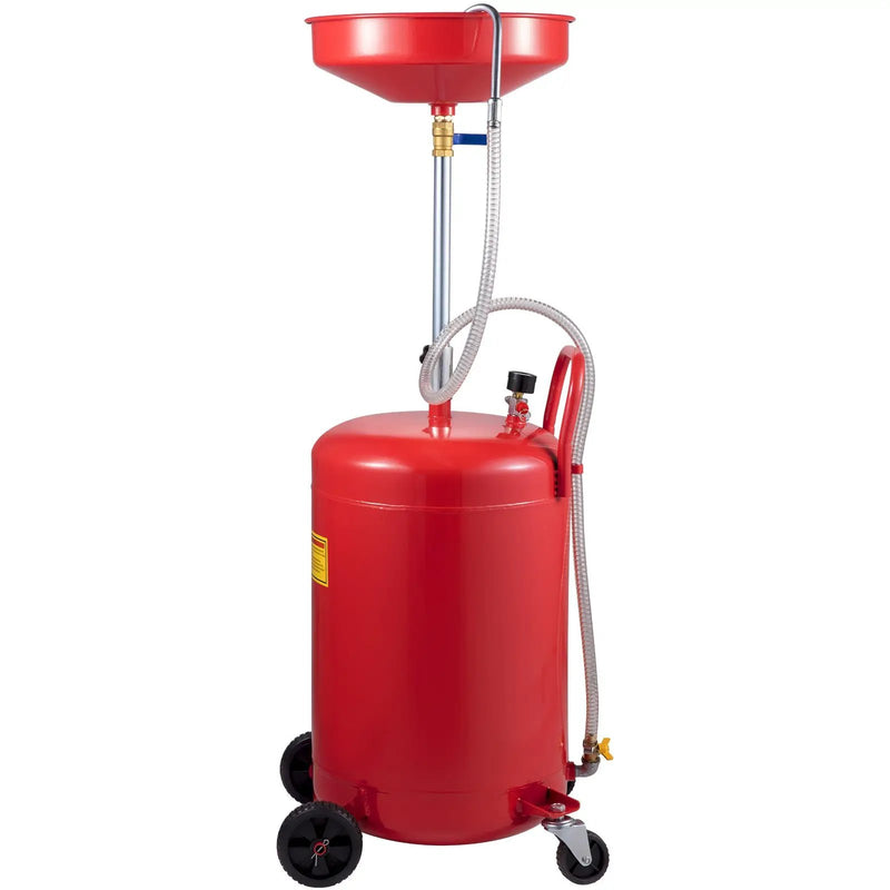 Waste Oil Drain Tank 20 Gallon Portable Oil Drain Air Operated Drainer by HouseOfZazla