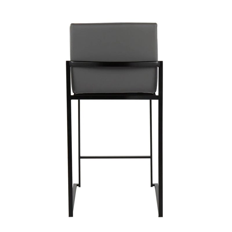 Fuji - Contemporary Modern Elegance, High Back Counter Stool by HouseOfZazla