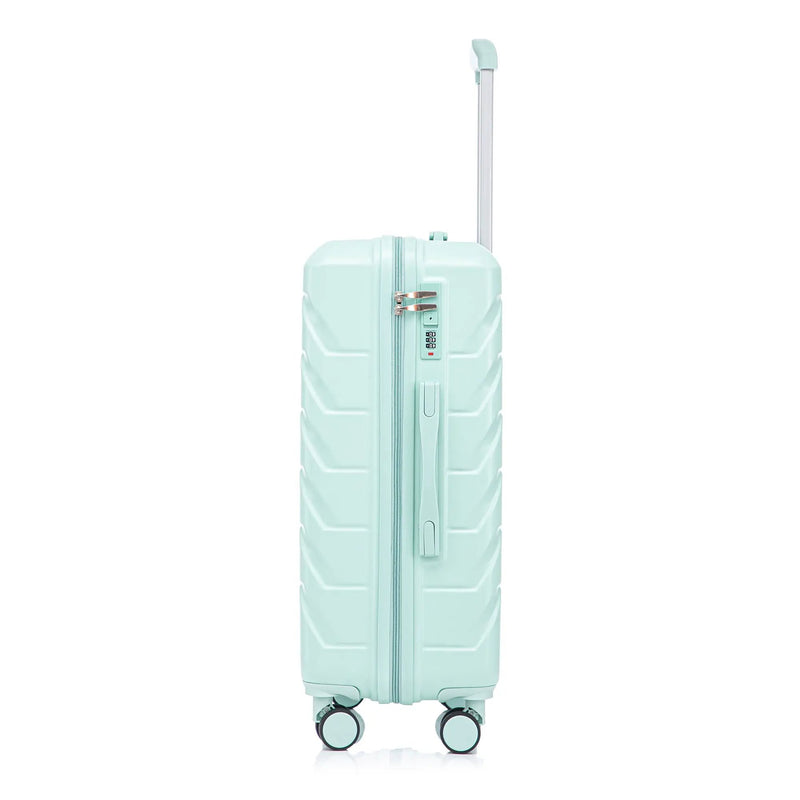3 Pieces Set 20" / 24" / 28" Spinner Wheel Luggage With Combination Lock by HouseOfZazla
