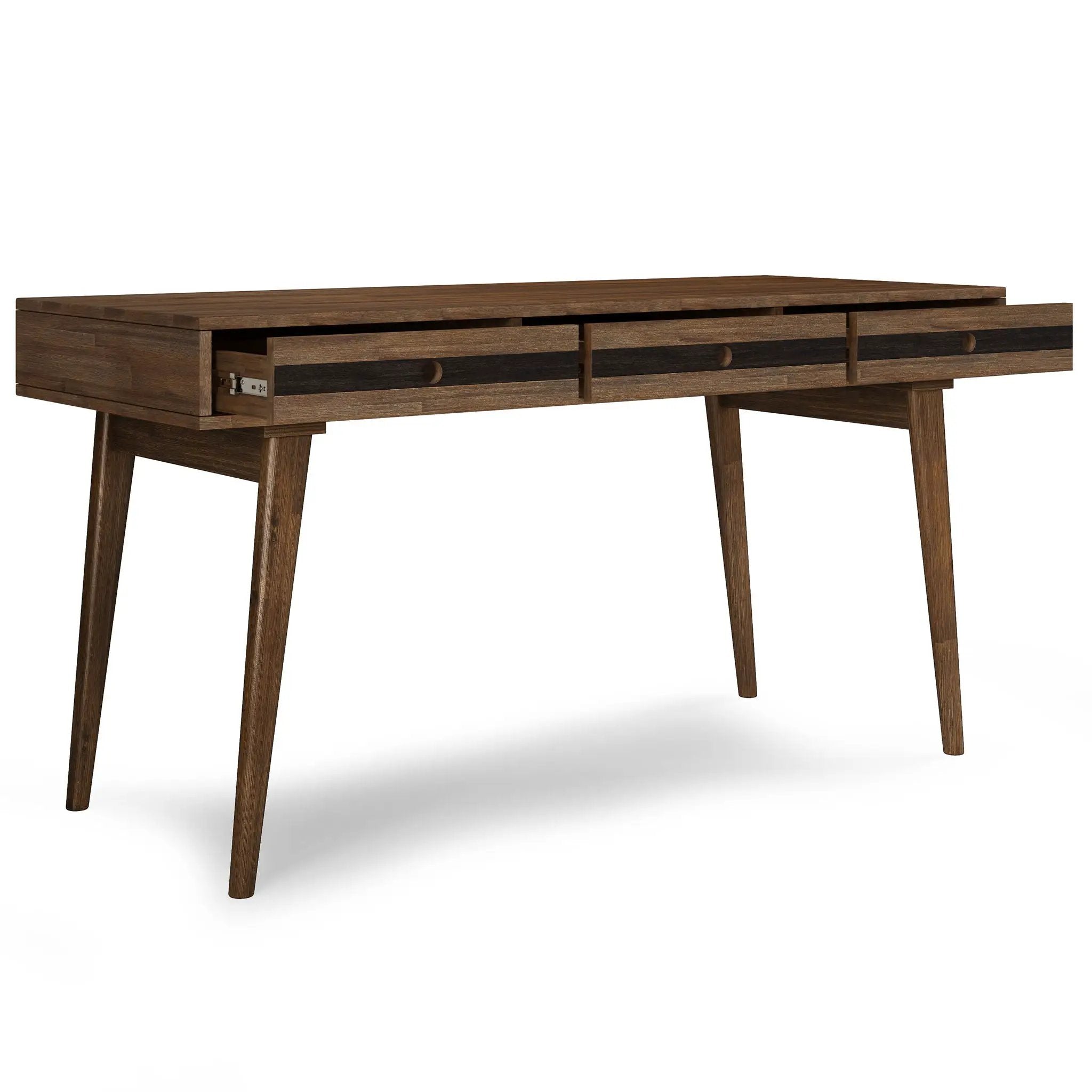 Clarkson - Desk - Rustic Natural Aged Brown by HouseOfZazla
