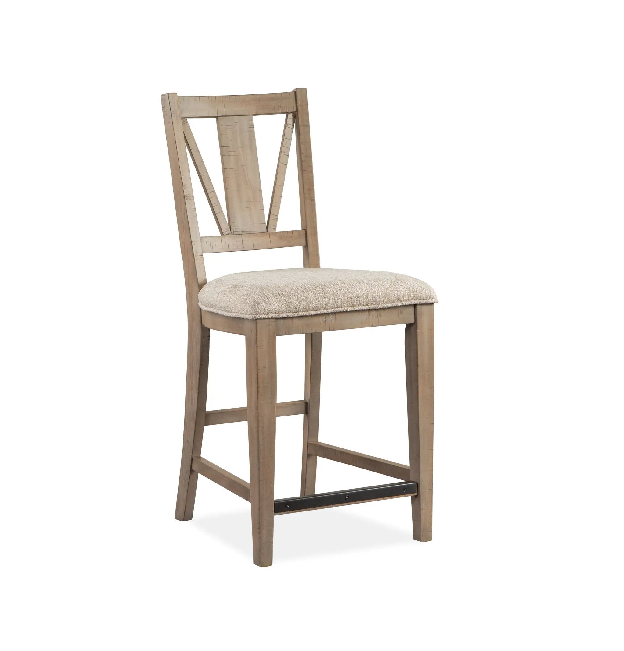 Paxton Place - Counter Chair With Upholstered Seat (Set of 2) - Dovetail Gray by Unique Piece Furniture