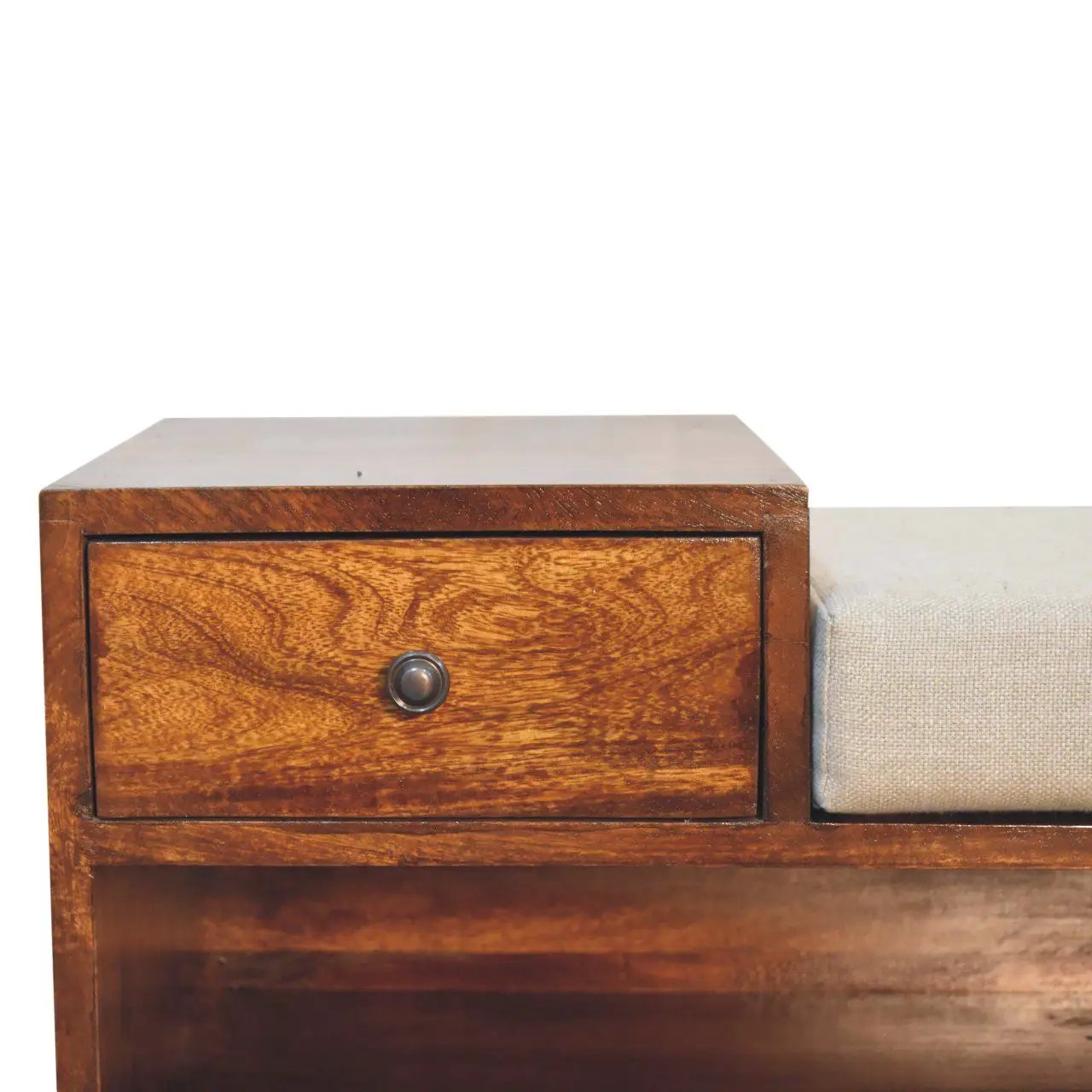Retreat - Shoe Bench, 1 Drawer - Chestnut by HouseOfZazla