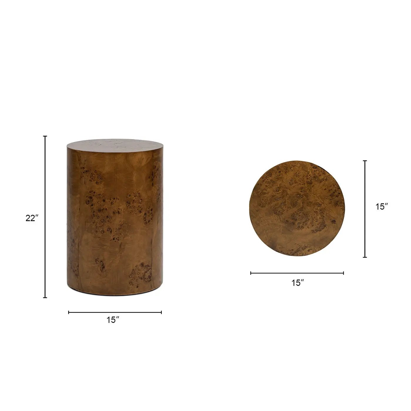 Nebula - Accent Pillar Side Table by HouseOfZazla