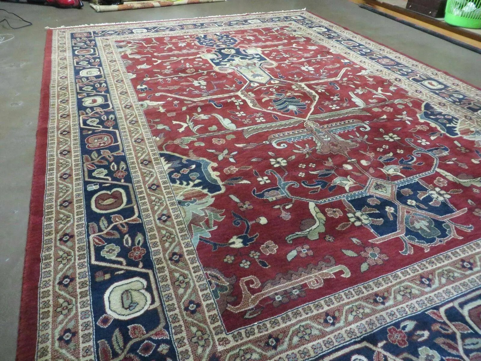 8' x 11' 7" Vintage Power Loomed Couristan European Wool Rug Belgium Forbes Nice by Jewel Rugs