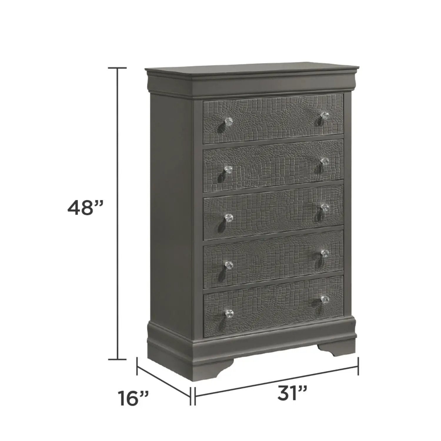 Blaze - 5 Drawer Chest by HouseOfZazla
