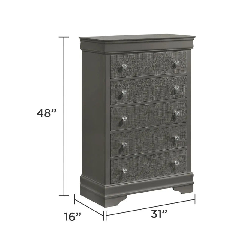 Blaze - Bedroom Set With LED Headboard by HouseOfZazla