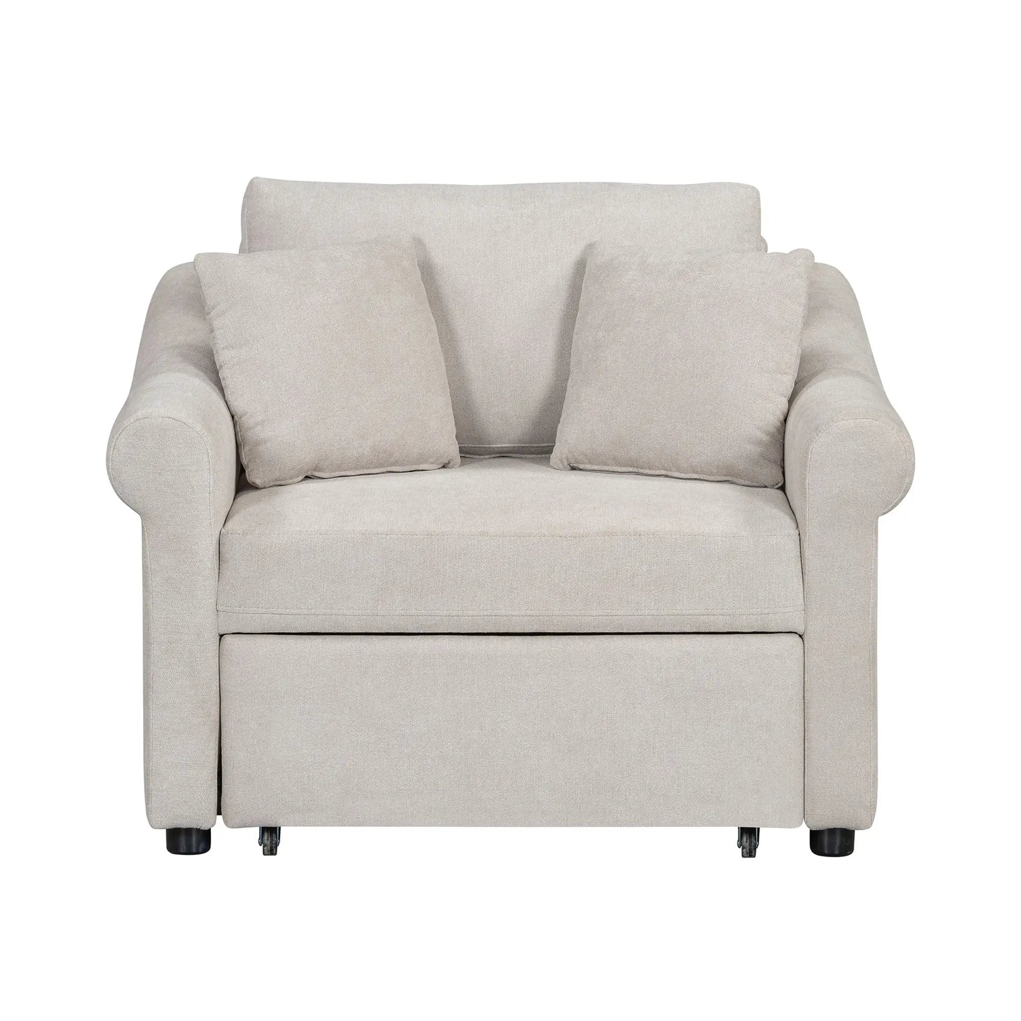 Convertible Sleeper Chair With Adjustable Backrest by HouseOfZazla