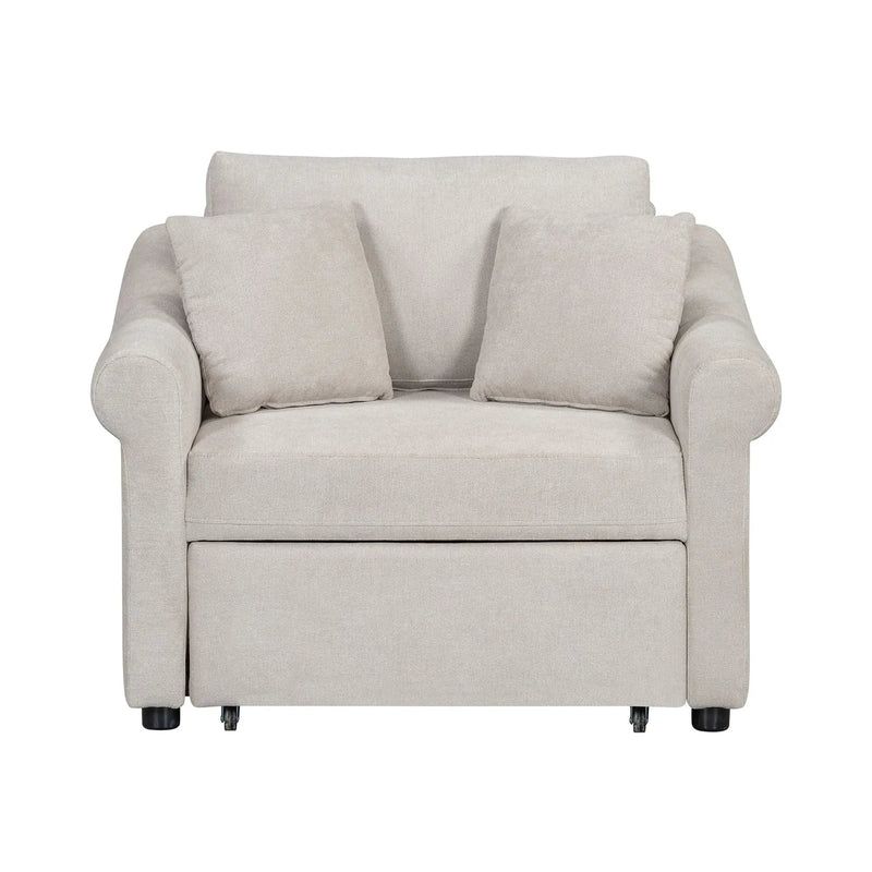 Convertible Sleeper Chair With Adjustable Backrest by HouseOfZazla