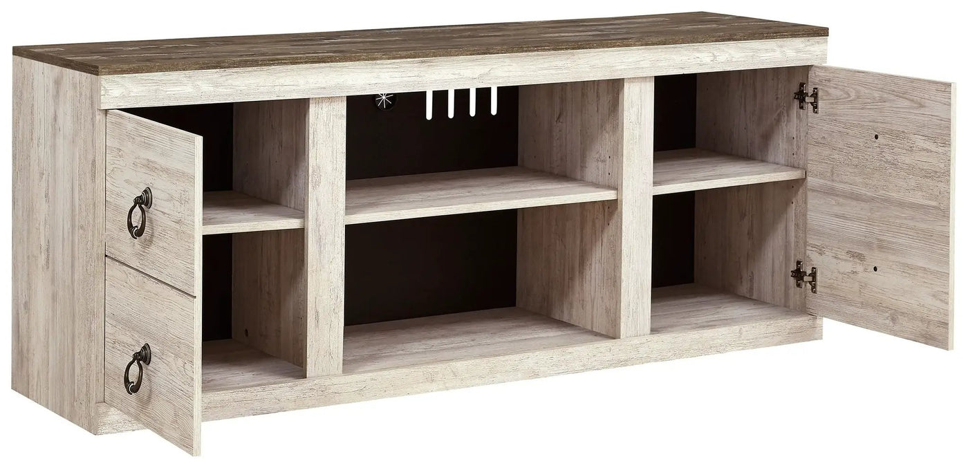 Willowton - TV Stand With Fireplace Option by Unique Piece Furniture