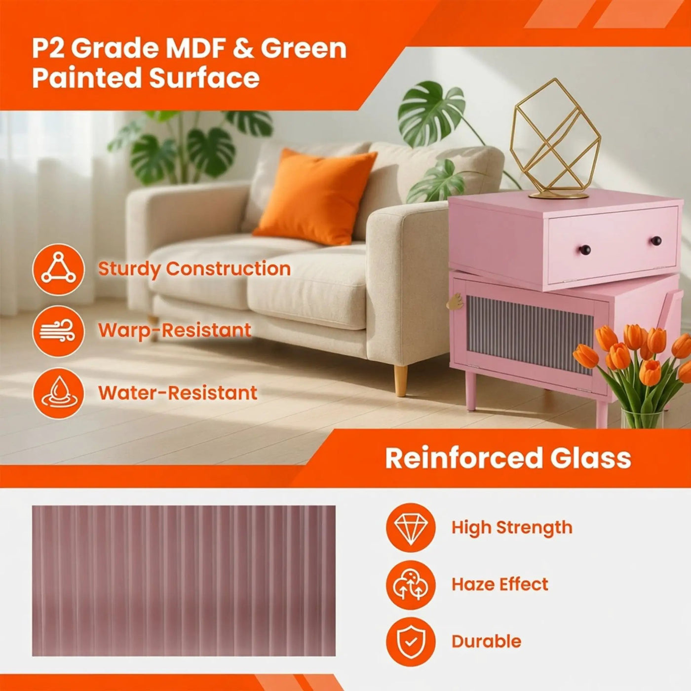 Robot LED Nightstand With 360° Rotating Drawer by HouseOfZazla