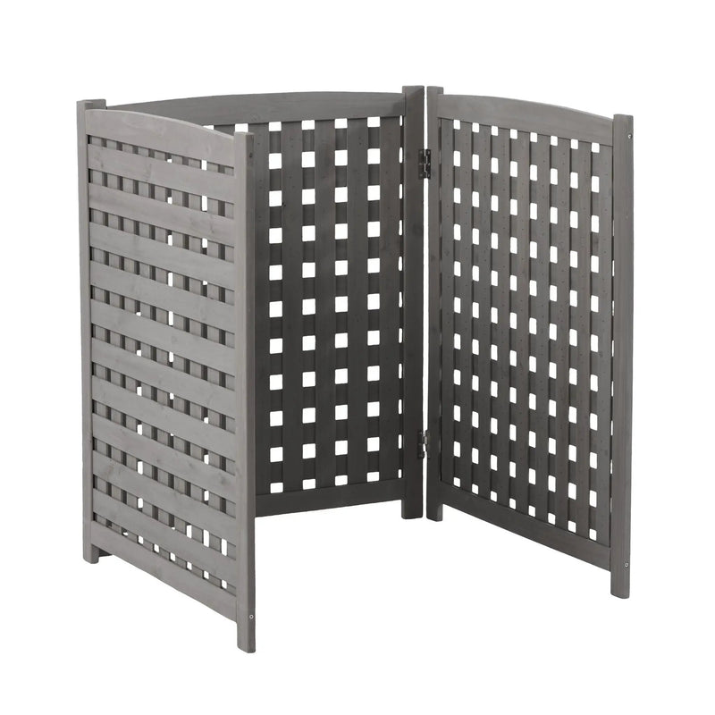 3 Panel Outdoor Air Conditioner Fence Screen by HouseOfZazla