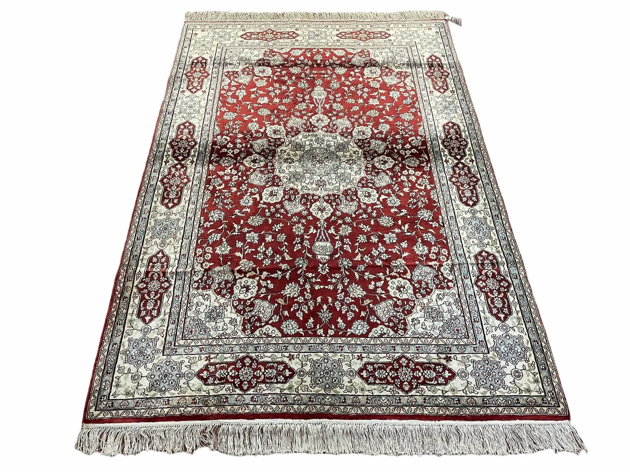 4' X 6' Vintage Fine Handmade Chinese Oriental Silk Rug 400 KPSI Wow by Jewel Rugs