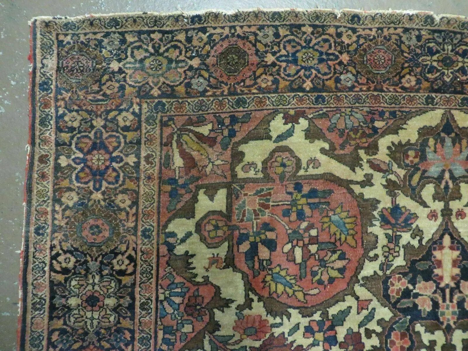 4' X 6' Antique Ultra Fine Handmade India Floral Oriental Wool Rug Carpet Nice by Jewel Rugs