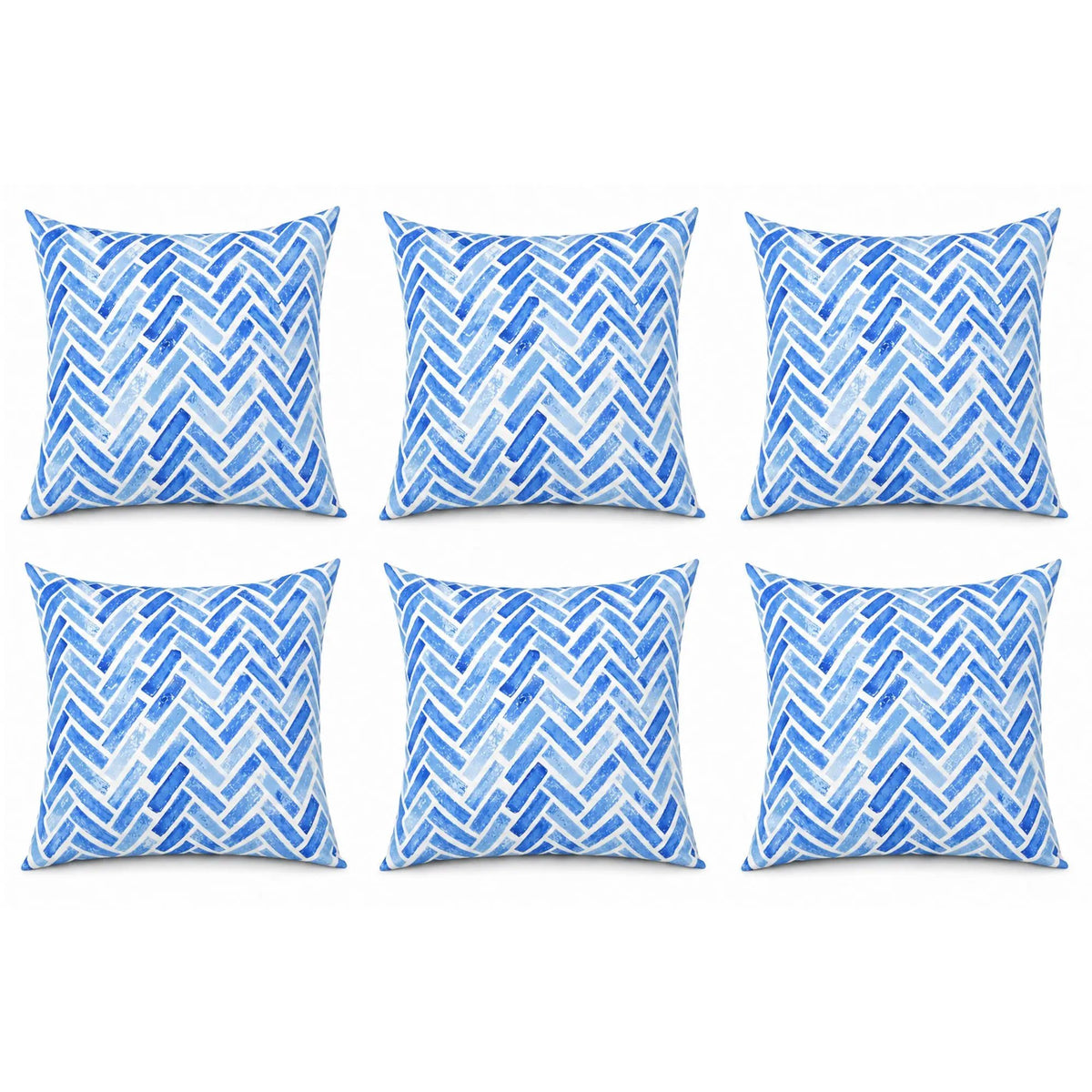 4 Pack Outdoor Pillow Covers - Water-Repellent Decorative Cushions, photo 7 of 8