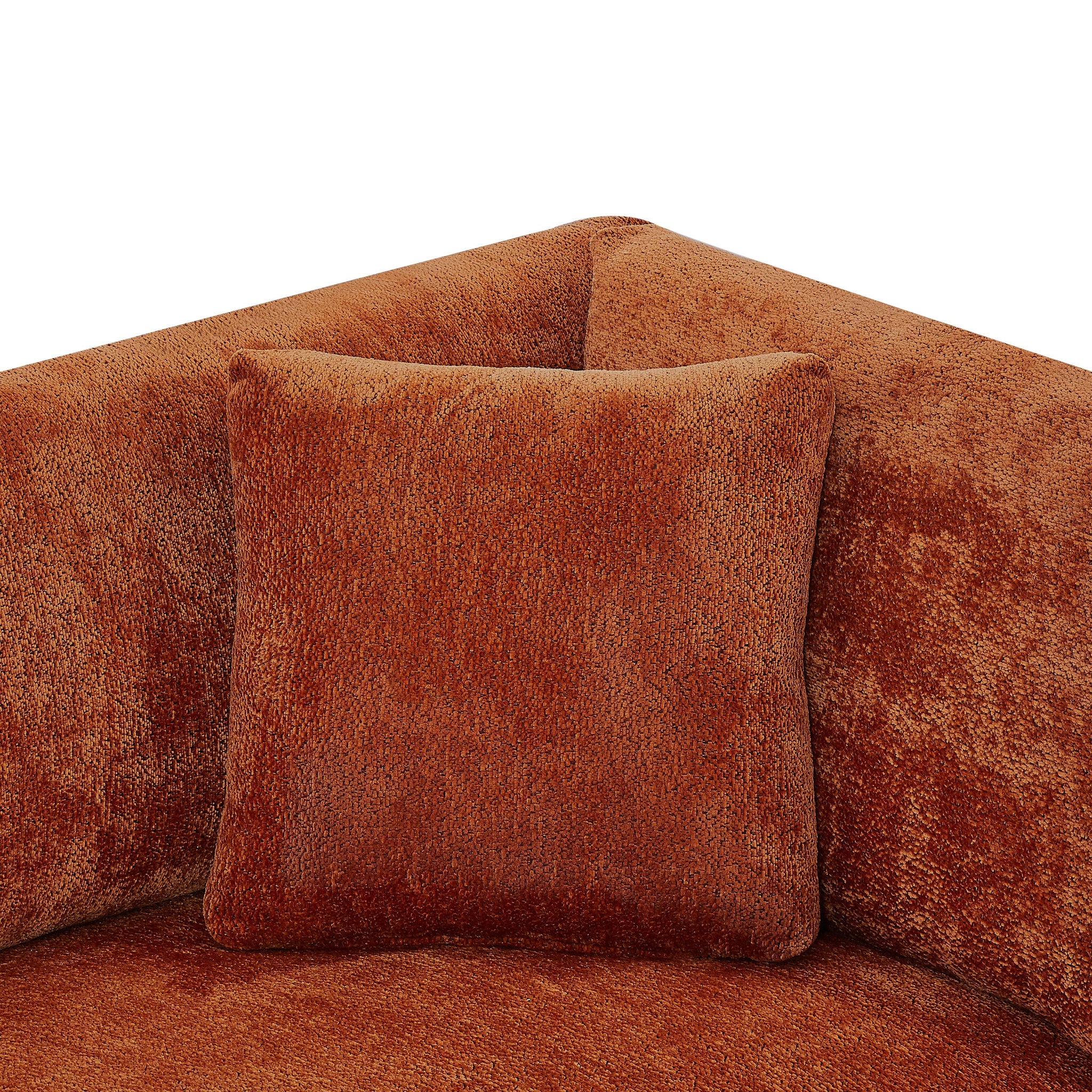 83.50" Modern Flared Arms Sofa (Caramel) by HouseOfZazla