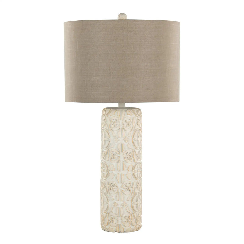 Charlotte - Contemporary Table Lamp (Set of 2) - Taos Brown / Beige by HouseOfZazla