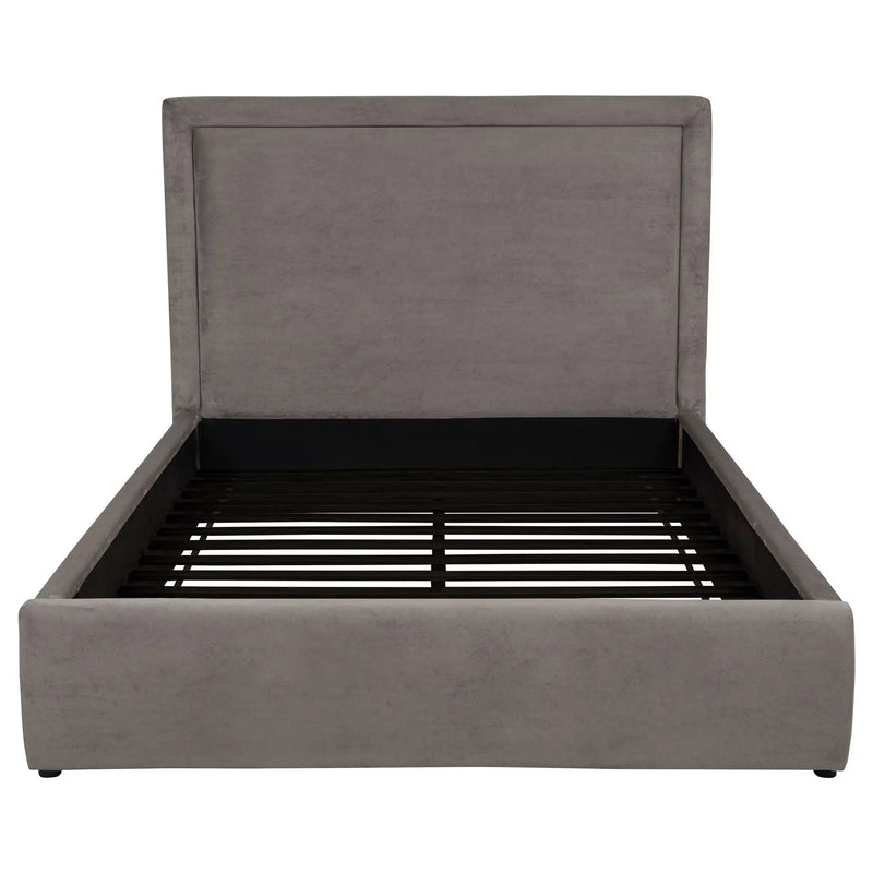 Lawson 54-inch Upholstered Queen Platform Bed Mushroom by Unique Piece Furniture
