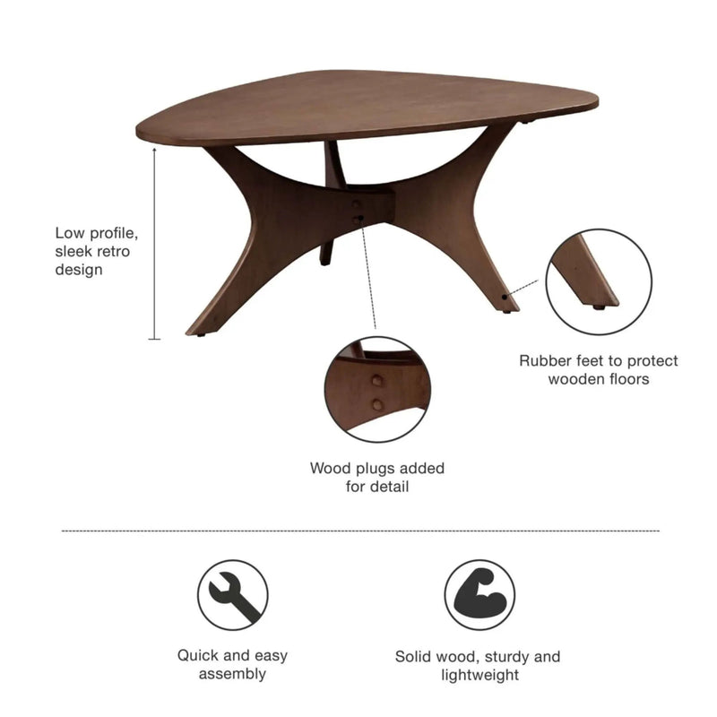 Triangle Table With Unique Design by HouseOfZazla