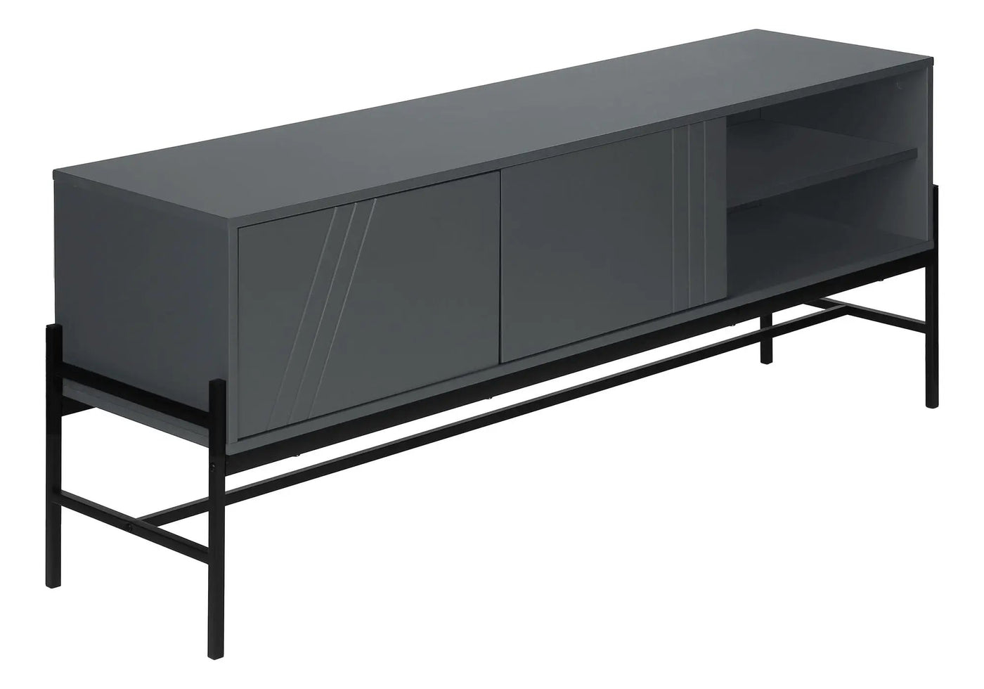 Contemporary 60-Inch TV Stand Console with Storage Cabinet by HouseOfZazla