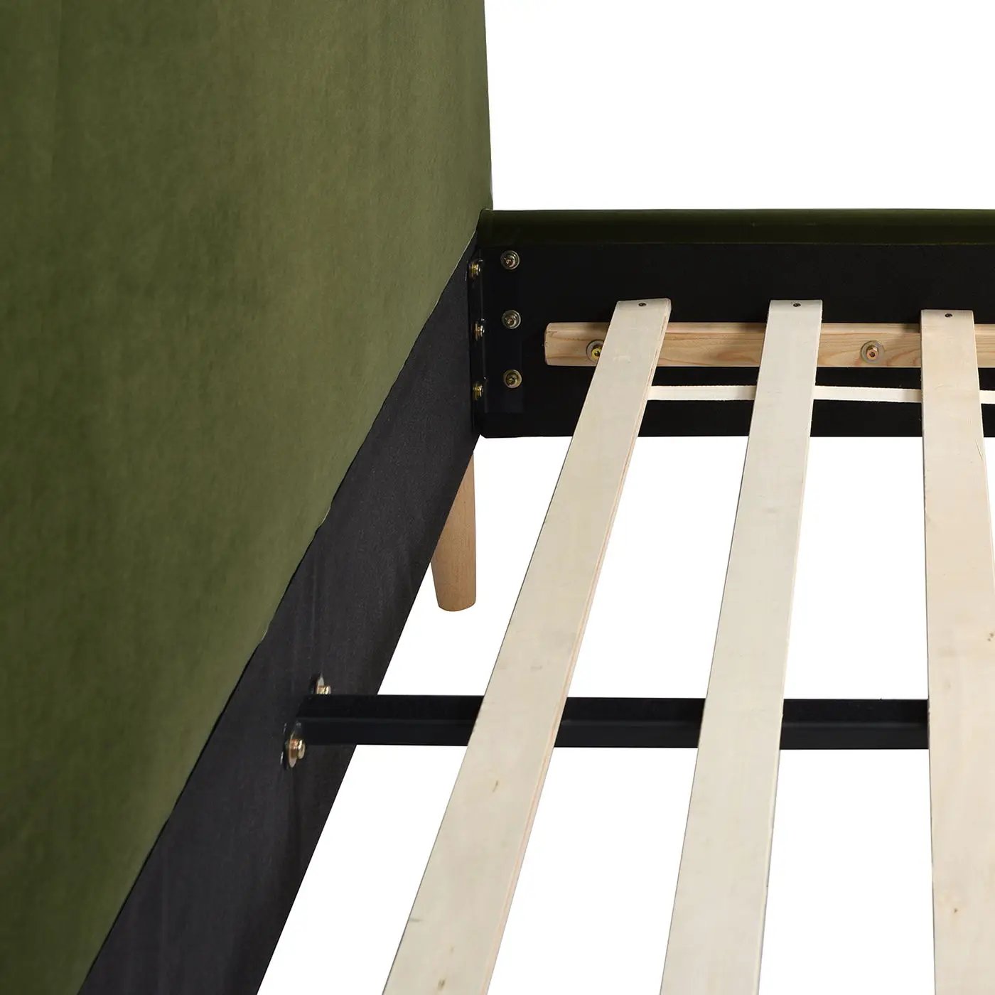 Stockholm - Modern Wavy Headboard Platform Bed by HouseOfZazla