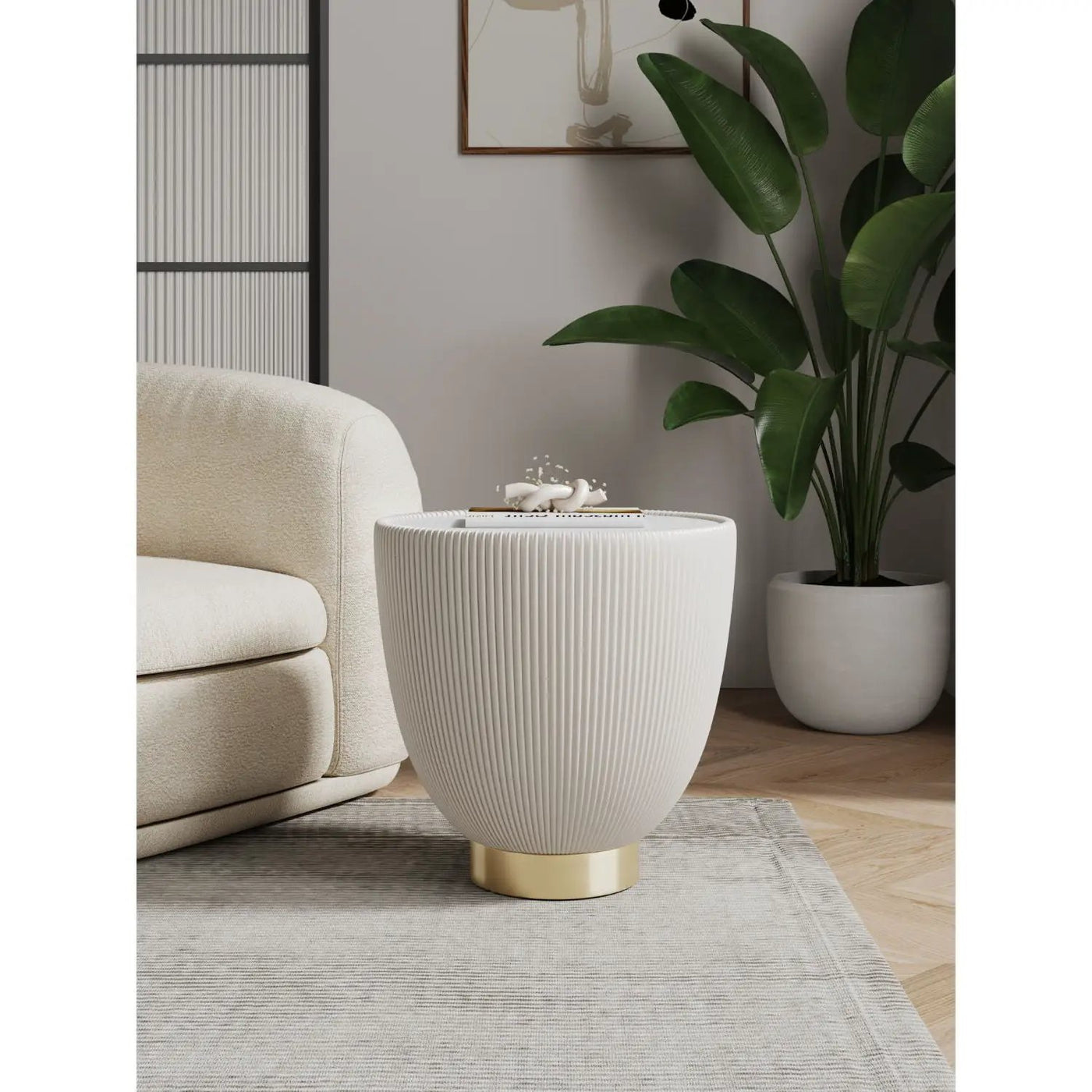 Anderson - Upholstered End Table by HouseOfZazla