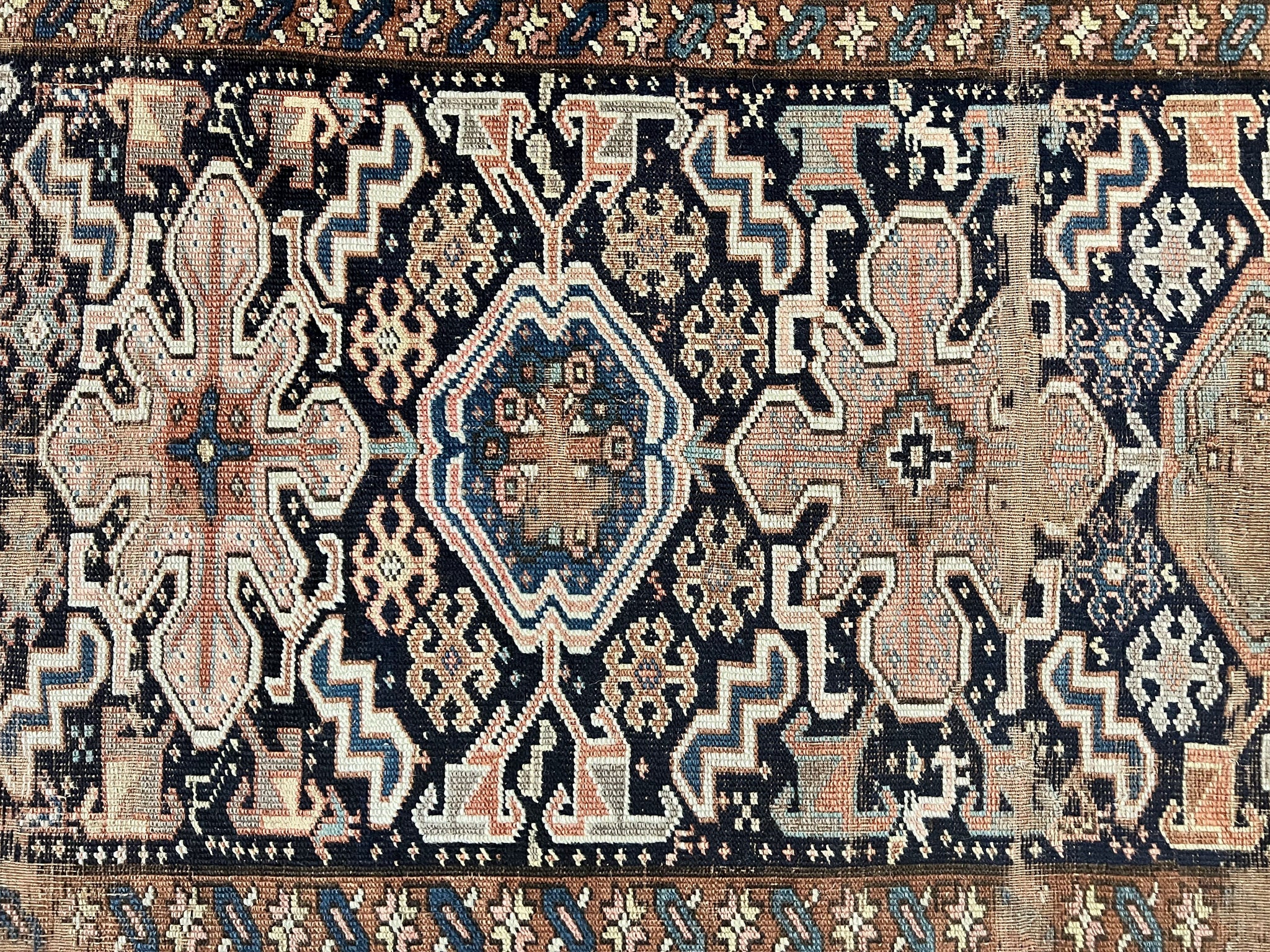 Antique Persian Tribal Runner Rug 4.6 x 9.8, Kurdish Runner, Rug for Hallway or Kitchen, 1920s Carpet, Wool Handmade Rug by Jewel Rugs