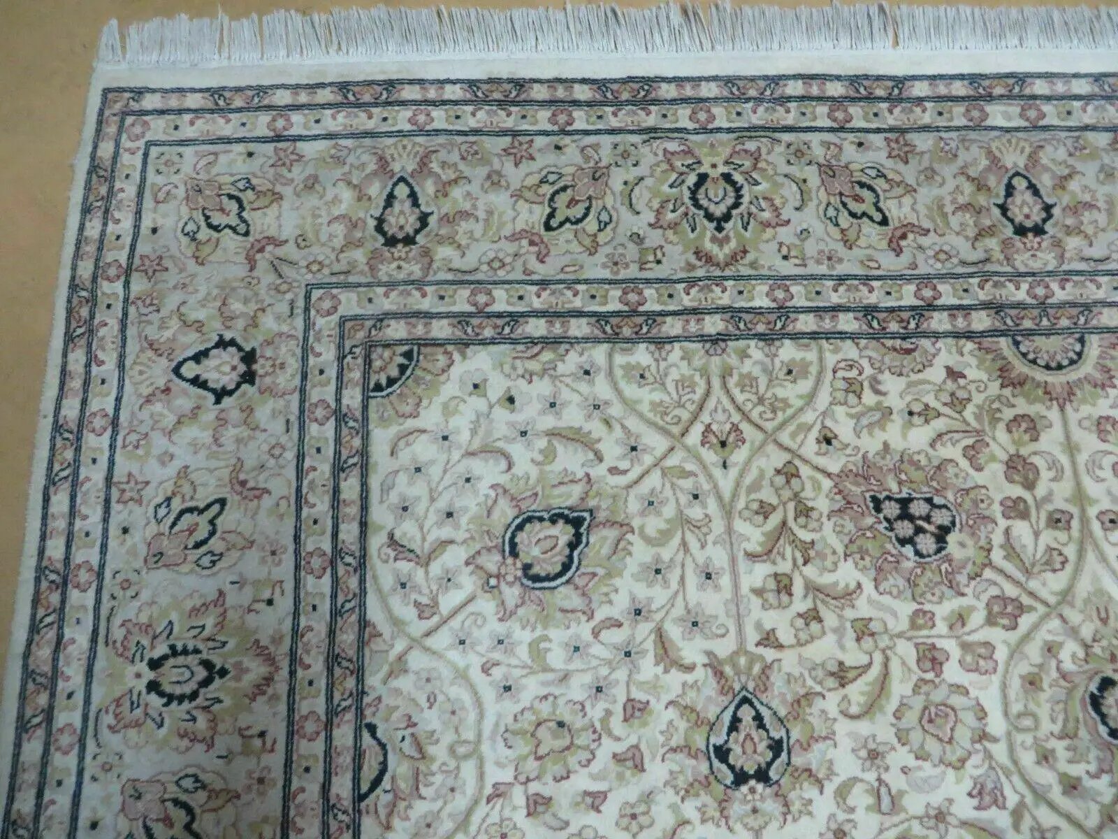6' X 9' Vintage Fine Handmade Pakistan Oriental Floral Wool Rug Carpet Nice by Jewel Rugs