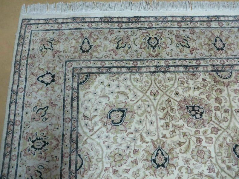 6' X 9' Vintage Fine Handmade Pakistan Oriental Floral Wool Rug Carpet Nice by Jewel Rugs