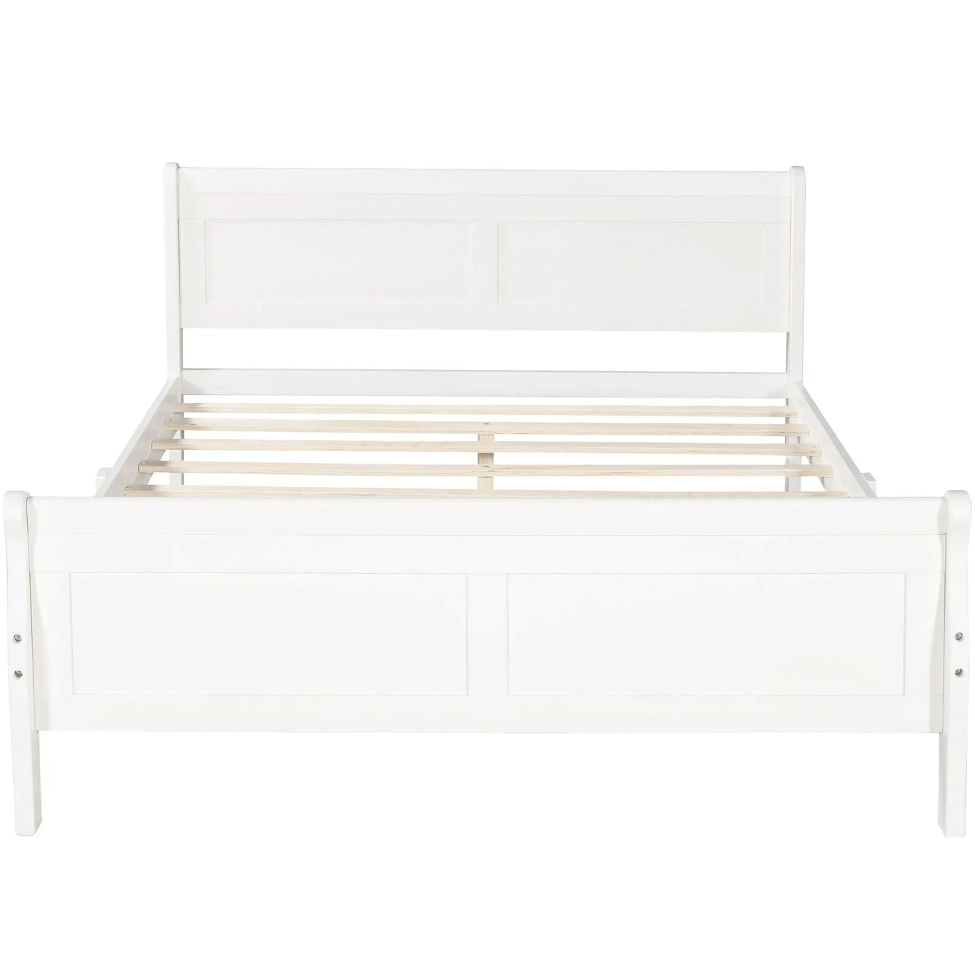 Platform Bed Frame Mattress Foundation Sleigh Bed With Headboard / Footboard / Wood Slat Suppor by Unique Piece Furniture