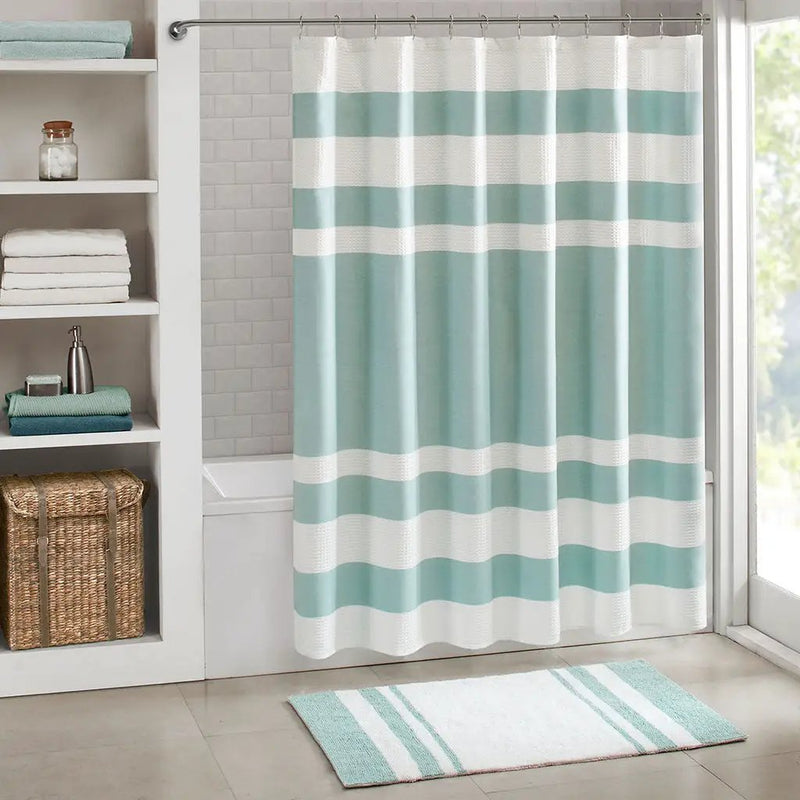 Shower Curtain with 3M Treatment Aqua 72x72 by HouseOfZazla