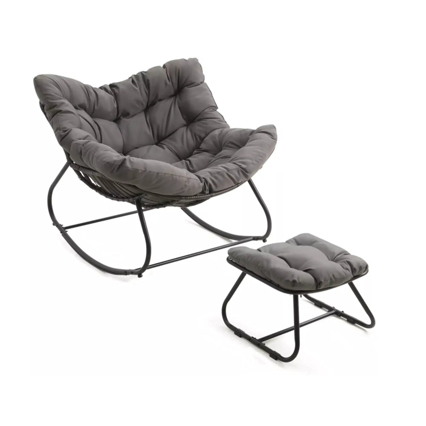 Egg Rocking Chair With Ottoman by HouseOfZazla