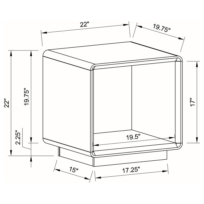 Fletcher - Table With Open Shelf by HouseOfZazla