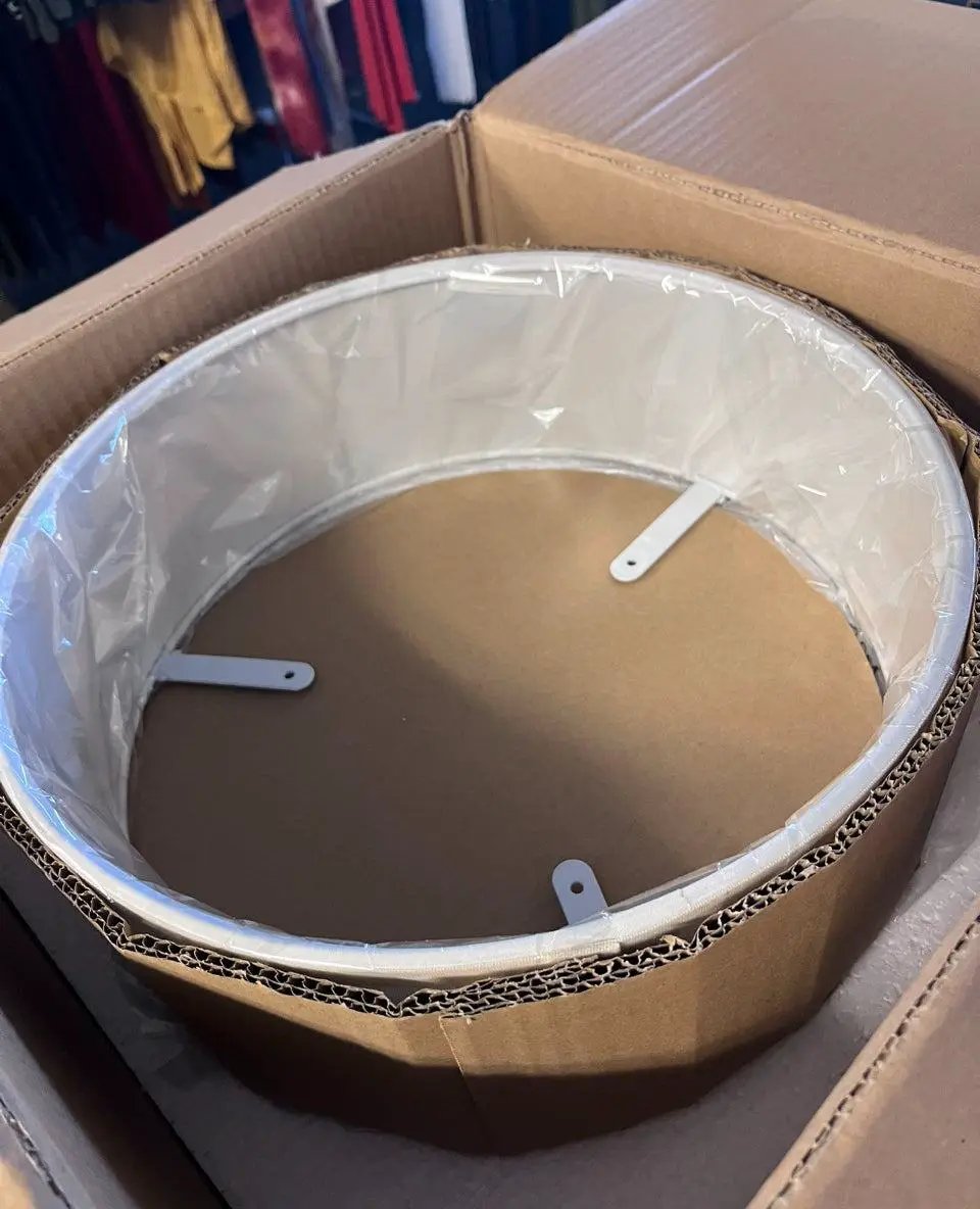 Open Box Progress Lighting Inspire Collection 13 in. 2- Light Brushed Nickel Transitional Kitchen Ceiling Light Drum Flush Mount by Selzalot