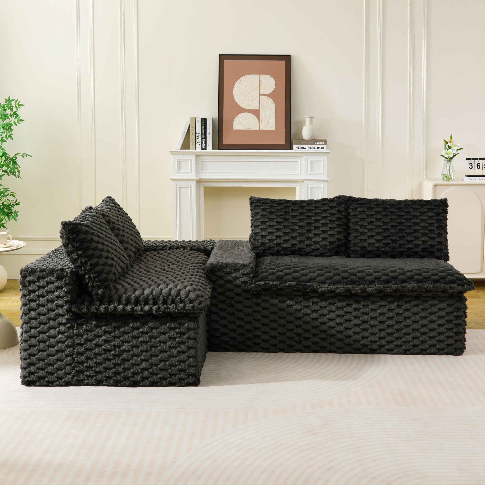 Multifunctional Sofa, Side-By-Side Or Facing Each Other by HouseOfZazla