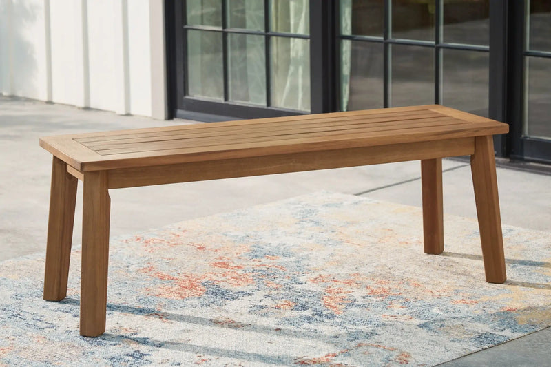Janiyah - Bench - Light Brown by Unique Piece Furniture