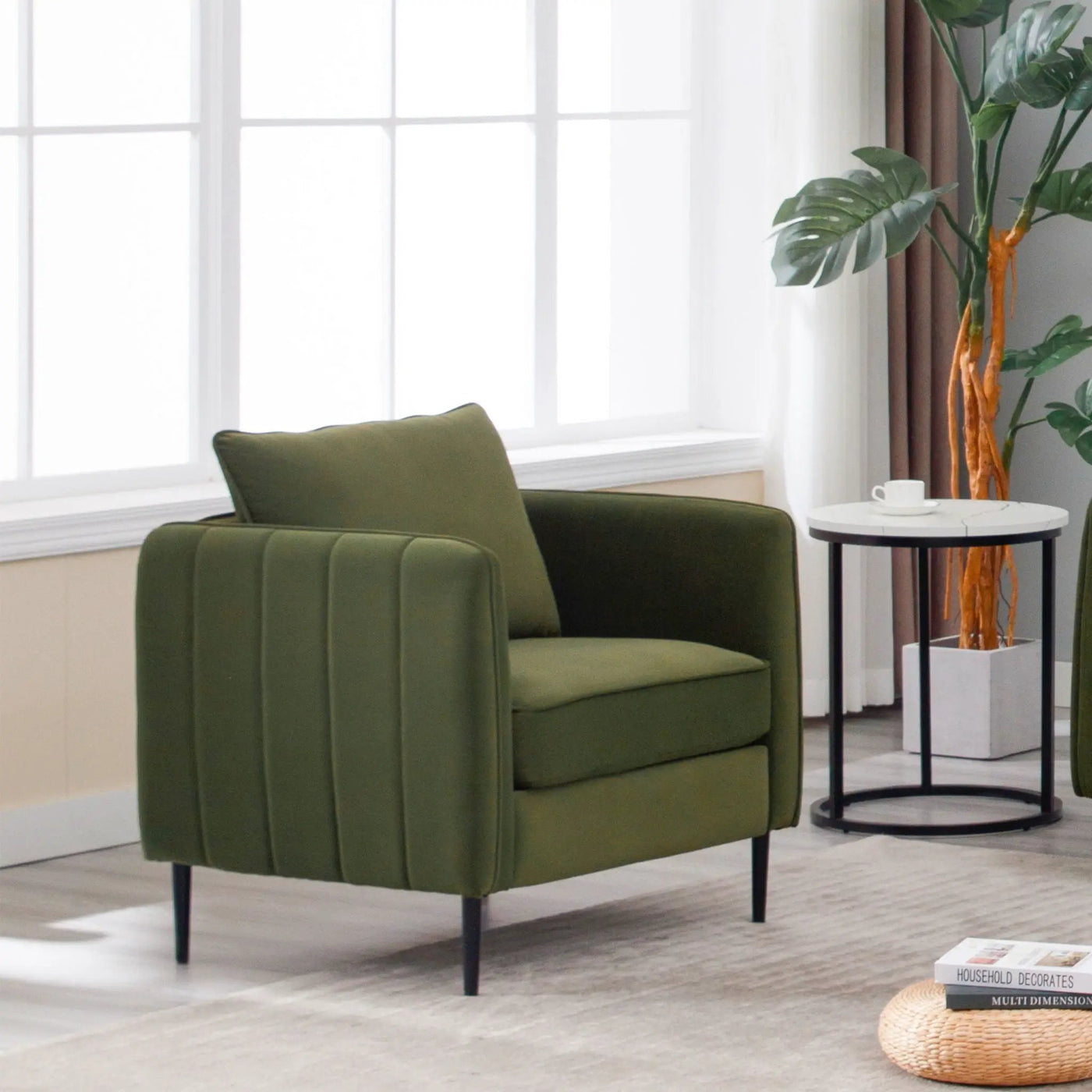 Accent Chair With Pillow For Living Room by Unique Piece Furniture