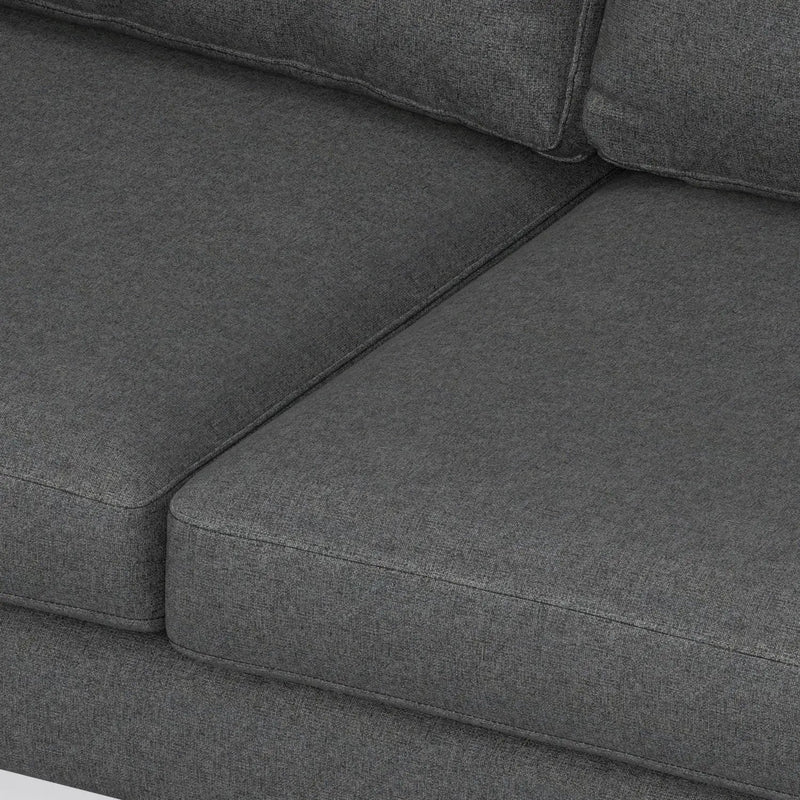 Ava - Mid Century Corner Sectional Sofa Handcrafted by HouseOfZazla