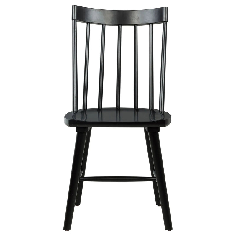 Middleton Solid Wood Dining Side Chair Black (Set of 2) by Unique Piece Furniture