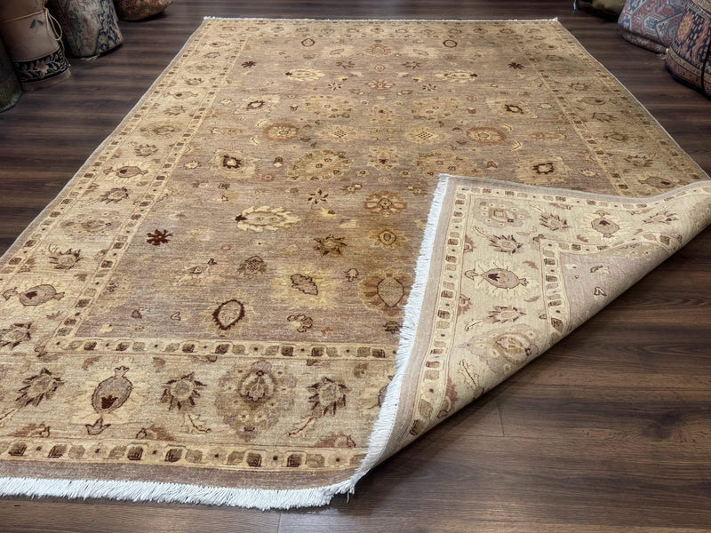Pakistani Peshawar Rug 8x11, Indo Persian Mahal Carpet, Traditional Wool Oriental Rug by Jewel Rugs