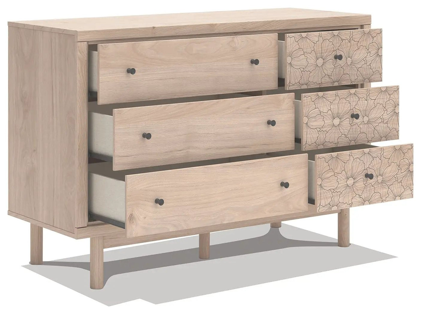 Arloster - Six Drawer Dresser by Unique Piece Furniture