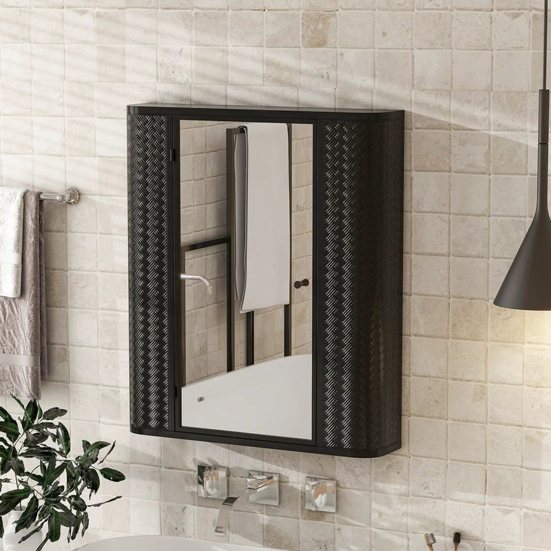 Wall-Mounted Bathroom Cabinet with Mirror by HouseOfZazla