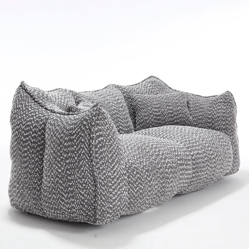 Comfortable Dual Beanbag Chair With High Resilience Foam Core For 2 People by HouseOfZazla