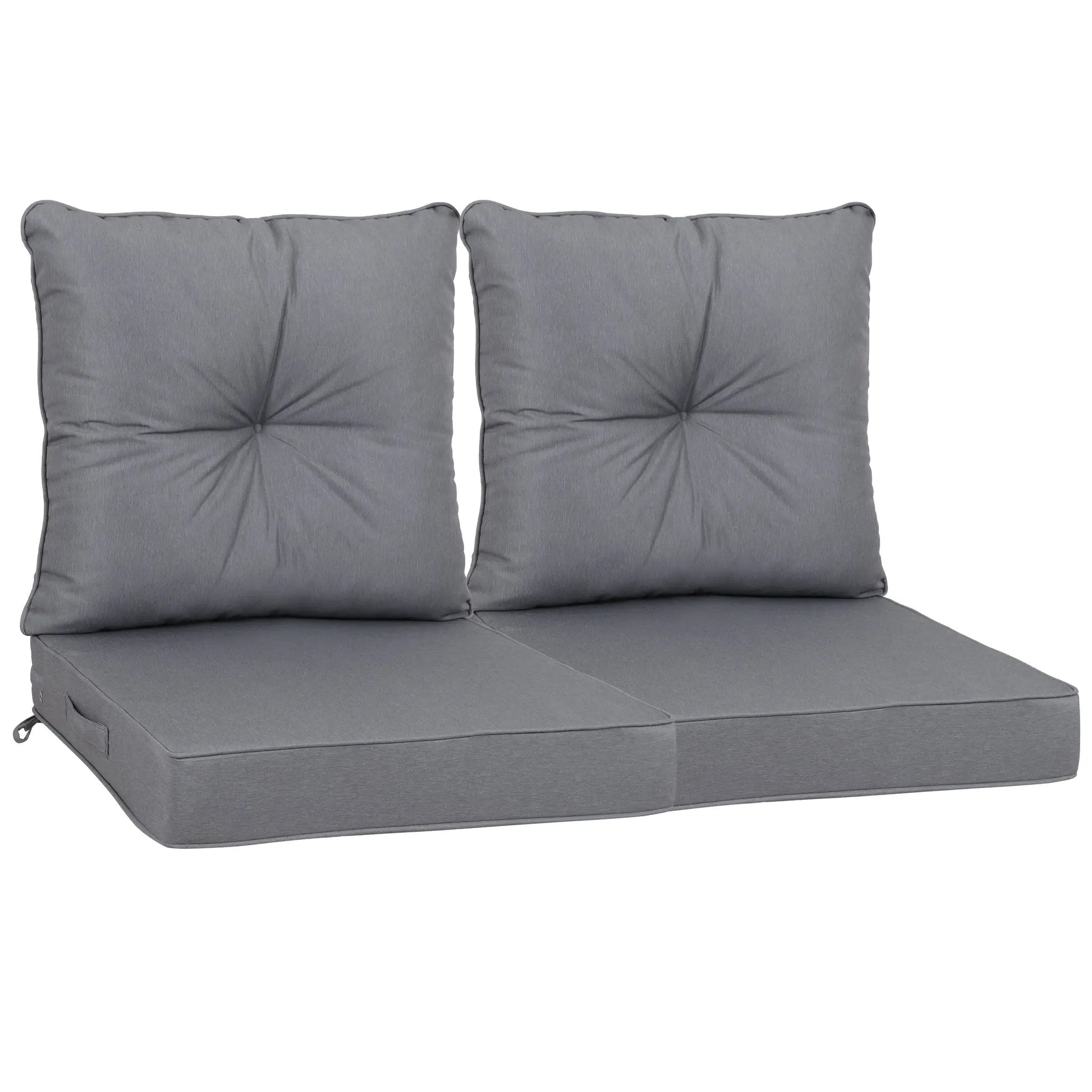 Outdoor Deep Seat Cushions for Patio Furniture, Set of 2 by HouseOfZazla