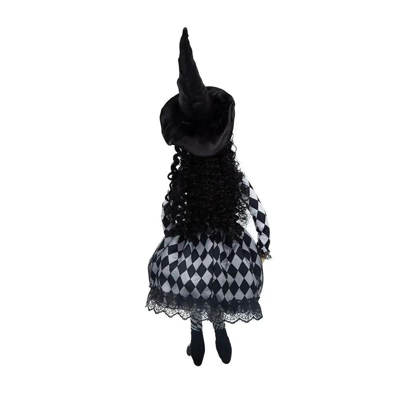 Halloween Sitting Witch Decor - Black by HouseOfZazla