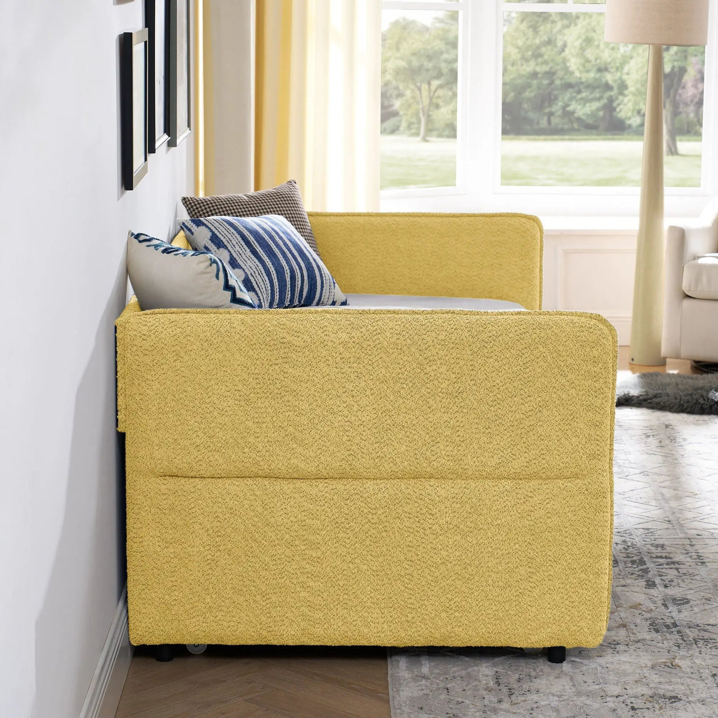 Upholstered Daybed With Pop Up Trundle by Unique Piece Furniture