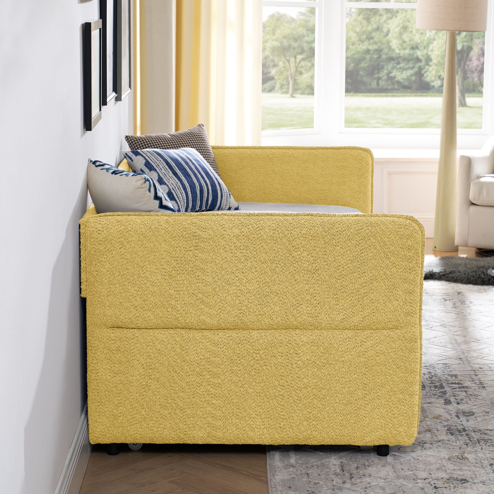 Upholstered Daybed With Pop Up Trundle by Unique Piece Furniture