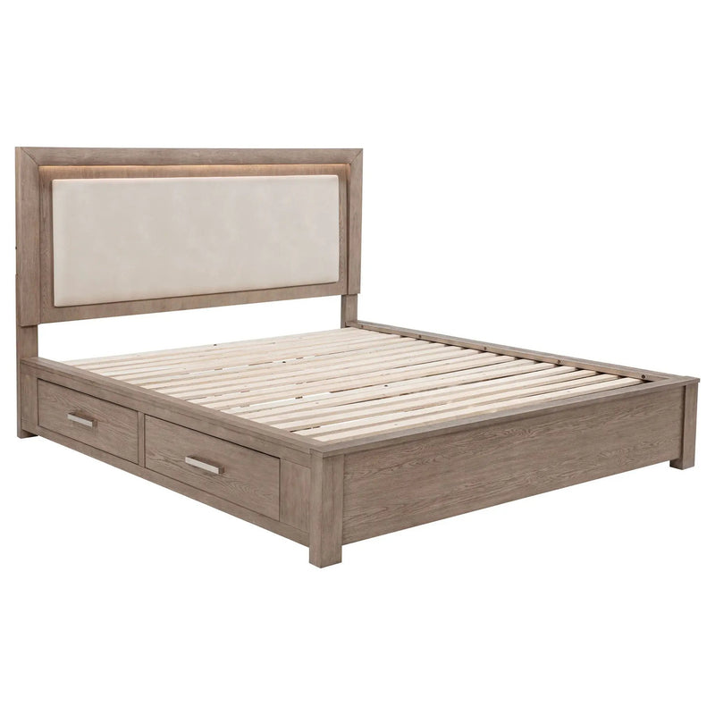 Kenora 5-piece California King Bedroom Set Barley Brown by Unique Piece Furniture
