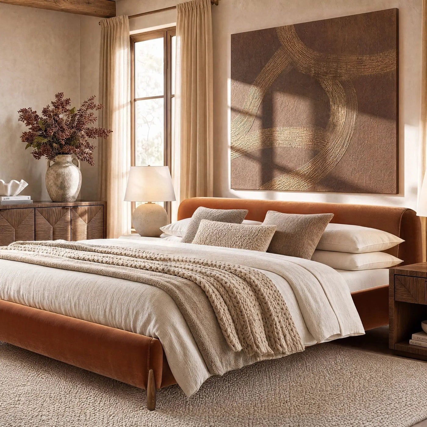 Alpine - Puffy Modern Platform Bed by Unique Piece Furniture